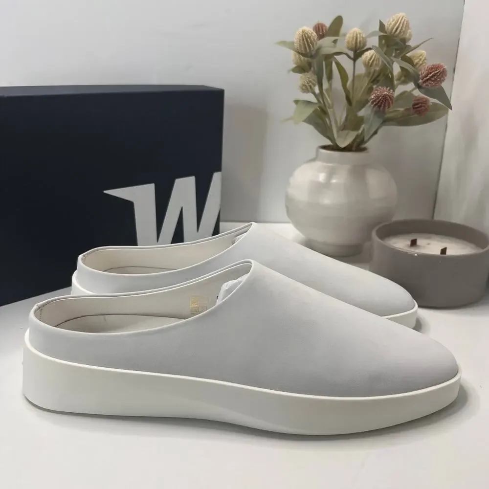 Wolf & Shepherd Shoes Cruise Mule Slip On Brilliant White Men 11/Women 12.5 NWB - Picture 3 of 10